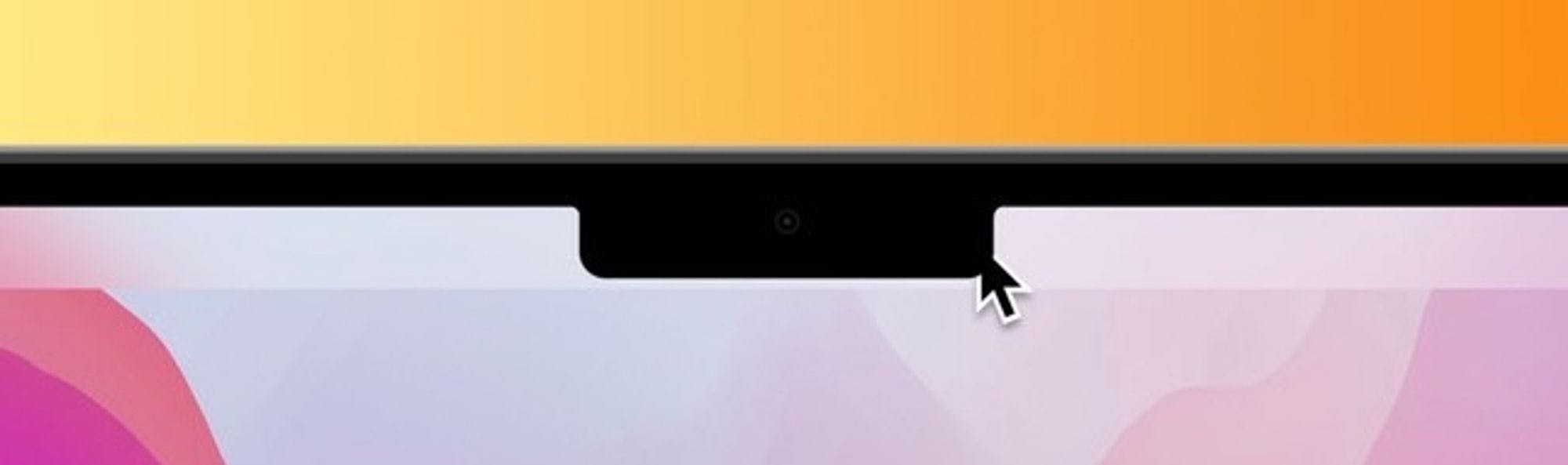 Built-in workaround for applications hiding under the MacBook Pro notch