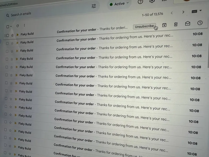 How to avoid sending duplicate emails to customers